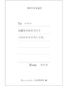 カード裏面